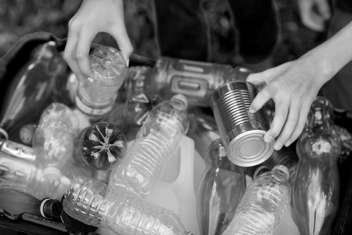 Business waste removal services in Bow office setting